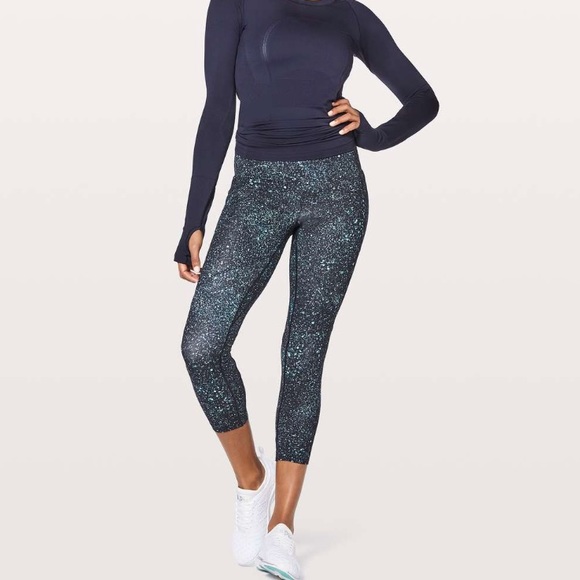 lululemon athletica Pants - Lululemon Lead The Pack Crop Mineralize Multi